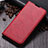 Leather Case Stands Flip Cover T02 Holder for Samsung Galaxy S10 Plus Red