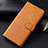 Leather Case Stands Flip Cover T02 Holder for Samsung Galaxy S20 Plus 5G Orange