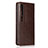 Leather Case Stands Flip Cover T02 Holder for Xiaomi Mi 10 Brown