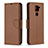 Leather Case Stands Flip Cover T02 Holder for Xiaomi Redmi Note 9