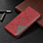 Leather Case Stands Flip Cover T02 Holder for Xiaomi Redmi Note 9 Pro Max Red