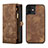 Leather Case Stands Flip Cover T03 Holder for Apple iPhone 12