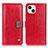 Leather Case Stands Flip Cover T03 Holder for Apple iPhone 13 Mini Red