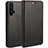 Leather Case Stands Flip Cover T03 Holder for Huawei Honor 20 Pro Black