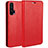 Leather Case Stands Flip Cover T03 Holder for Huawei Honor 20 Pro Red