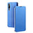Leather Case Stands Flip Cover T03 Holder for Huawei P30 Blue