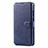 Leather Case Stands Flip Cover T03 Holder for Huawei P30 Lite Blue