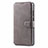 Leather Case Stands Flip Cover T03 Holder for Huawei P30 Lite Gray