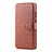 Leather Case Stands Flip Cover T03 Holder for Huawei P30 Lite Orange