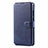 Leather Case Stands Flip Cover T03 Holder for Huawei P30 Lite XL Blue