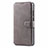 Leather Case Stands Flip Cover T03 Holder for Huawei P30 Lite XL Gray