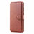Leather Case Stands Flip Cover T03 Holder for Huawei P30 Lite XL Orange