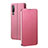 Leather Case Stands Flip Cover T03 Holder for Huawei P30 Pink
