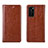 Leather Case Stands Flip Cover T03 Holder for Huawei P40 Orange