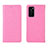 Leather Case Stands Flip Cover T03 Holder for Huawei P40 Pink