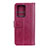 Leather Case Stands Flip Cover T03 Holder for Huawei P40 Pro+ Plus Hot Pink