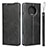 Leather Case Stands Flip Cover T03 Holder for OnePlus 7T Black