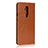 Leather Case Stands Flip Cover T03 Holder for OnePlus 7T Pro Orange