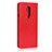 Leather Case Stands Flip Cover T03 Holder for OnePlus 7T Pro Red