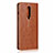 Leather Case Stands Flip Cover T03 Holder for OnePlus 8 Orange