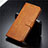 Leather Case Stands Flip Cover T03 Holder for Samsung Galaxy A80 Orange