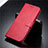 Leather Case Stands Flip Cover T03 Holder for Samsung Galaxy A80 Red