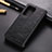 Leather Case Stands Flip Cover T03 Holder for Samsung Galaxy S20 Plus 5G Black