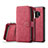 Leather Case Stands Flip Cover T03 Holder for Samsung Galaxy S9 Red