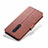 Leather Case Stands Flip Cover T03 Holder for Xiaomi Mi 9T Brown