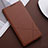 Leather Case Stands Flip Cover T04 Holder for Huawei Honor 20 Lite Brown