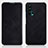 Leather Case Stands Flip Cover T04 Holder for Huawei Honor 20 Pro Black
