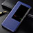 Leather Case Stands Flip Cover T04 Holder for Huawei Mate 20 Blue