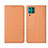 Leather Case Stands Flip Cover T04 Holder for Huawei P40 Lite Orange