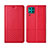 Leather Case Stands Flip Cover T04 Holder for Huawei P40 Lite Red