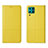 Leather Case Stands Flip Cover T04 Holder for Huawei P40 Lite Yellow