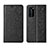 Leather Case Stands Flip Cover T04 Holder for Huawei P40 Pro Black