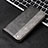 Leather Case Stands Flip Cover T04 Holder for Samsung Galaxy A90 5G Gray
