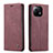 Leather Case Stands Flip Cover T04 Holder for Xiaomi Mi 11 5G Purple