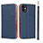Leather Case Stands Flip Cover T05 Holder for Apple iPhone 11 Blue