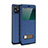 Leather Case Stands Flip Cover T05 Holder for Apple iPhone 12 Blue