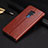 Leather Case Stands Flip Cover T05 Holder for Huawei Mate 20 X 5G Brown