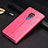 Leather Case Stands Flip Cover T05 Holder for Huawei Mate 20 X 5G Hot Pink