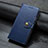 Leather Case Stands Flip Cover T05 Holder for Huawei Nova 7 SE 5G Blue
