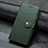 Leather Case Stands Flip Cover T05 Holder for Huawei Nova 7 SE 5G Green