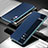 Leather Case Stands Flip Cover T05 Holder for Huawei P20 Pro Blue