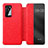 Leather Case Stands Flip Cover T05 Holder for Huawei P40 Pro Red