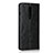 Leather Case Stands Flip Cover T05 Holder for OnePlus 8 Black