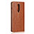 Leather Case Stands Flip Cover T05 Holder for OnePlus 8 Orange