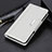 Leather Case Stands Flip Cover T05 Holder for OnePlus 8 Pro White