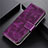 Leather Case Stands Flip Cover T05 Holder for Oppo A91 Purple